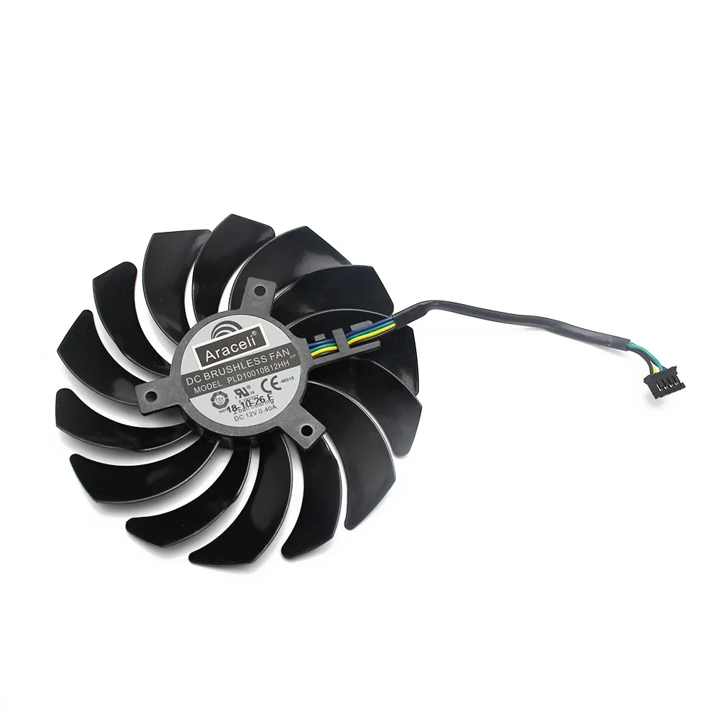 PLD10010B12HH DC12V 0.40A RTX2070 для MSI GeForce RTX 2070 ARMOR 8G OC охлаждение для видеокарты вентиляторы
