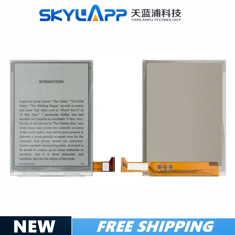 

6 inch Original LCD ONYX BOOK i62M Captain For Gmini MagicBook R6HD For Sony PRS-T3, (6", (1024x758)) #ED060XC5 E-ink LCD Screen