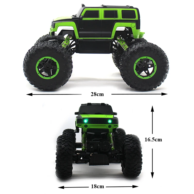 Новое поступление Rock Crawler 1:14 4WD RC автомобиль машины на пульте дистанционного управления радио управление автомобиль 4x4 привод внедорожный автомобиль освещенный светильник 2288