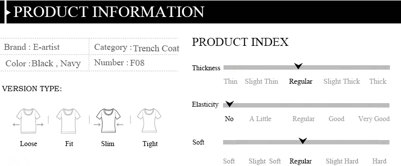 product information