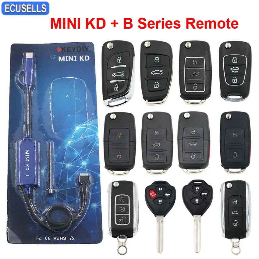 

Mini KD Remote Key Generator Support Android Make More Than 1000 Auto Remotes Similar with KD900 + B Series Remote B11 B01-3 B02