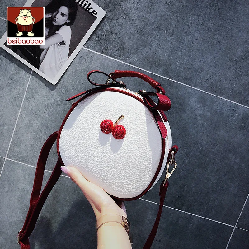 Beibaobao модные сумки через плечо из искусственной кожи женские круглые мини-сумки