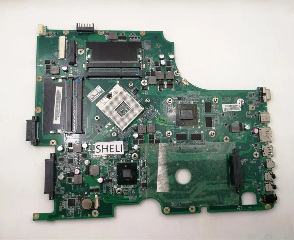 SHELI For font b ACER b font 8943 8943G Motherboard DA0ZYAMB8D0 MBPUH06002