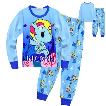 

Children Clothes Kids Clothing Set Boys Pajamas Sets Unicorn Styling Nightwear Pajamas Girls Sleepwear Baby boy Christmas Pyjama
