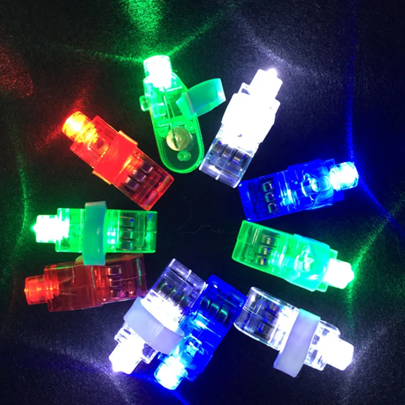 Светодио дный игрушки светодиодные кольца для детей мигающий/светящийся палец кольца электронные Рождество Хэллоуин забавные игрушки для