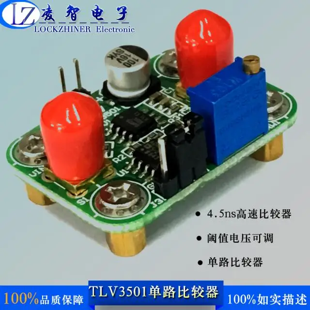 

TLV3501 Module 4.5ns High Speed Comparator Wideband Wide Input Voltage Threshold Manual/Program Control