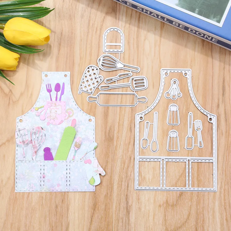 Aliexpress.com : Buy Kitchen Tools Apron Metal Cutting Dies Stencil for ...