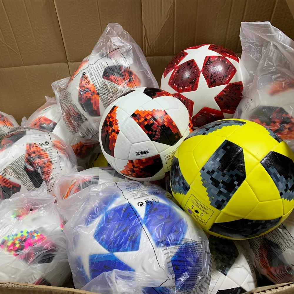 

2019 Size 5 Soccer Ball Football Premier Seamless Goal Team Match Training Balls League futbol bola Patch senior football