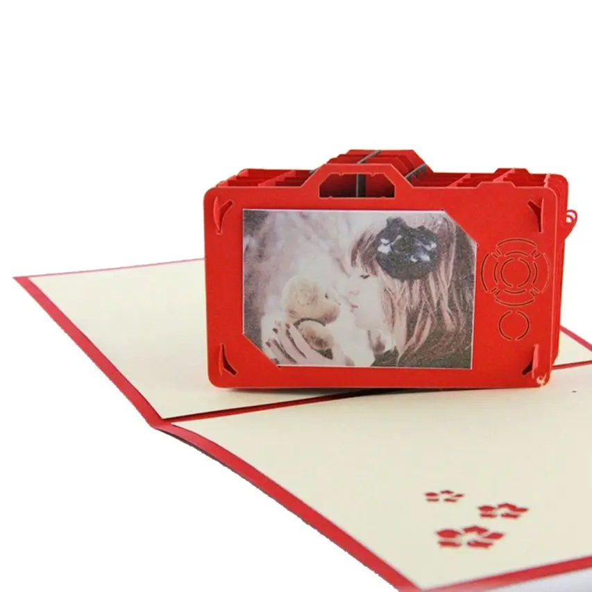 Ручной работы 3D Pop Up Поздравительные открытки для каждого случая-Garderobe гардероб (Lomo camera)
