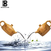 180/270cc фиолетовая глина yixing чайник ручной работы натуральный НЕОБРАБОТАННАЯ руда Duan Mud нарисованный вручную Цветок Птица узор горшок Zisha Puer чайник