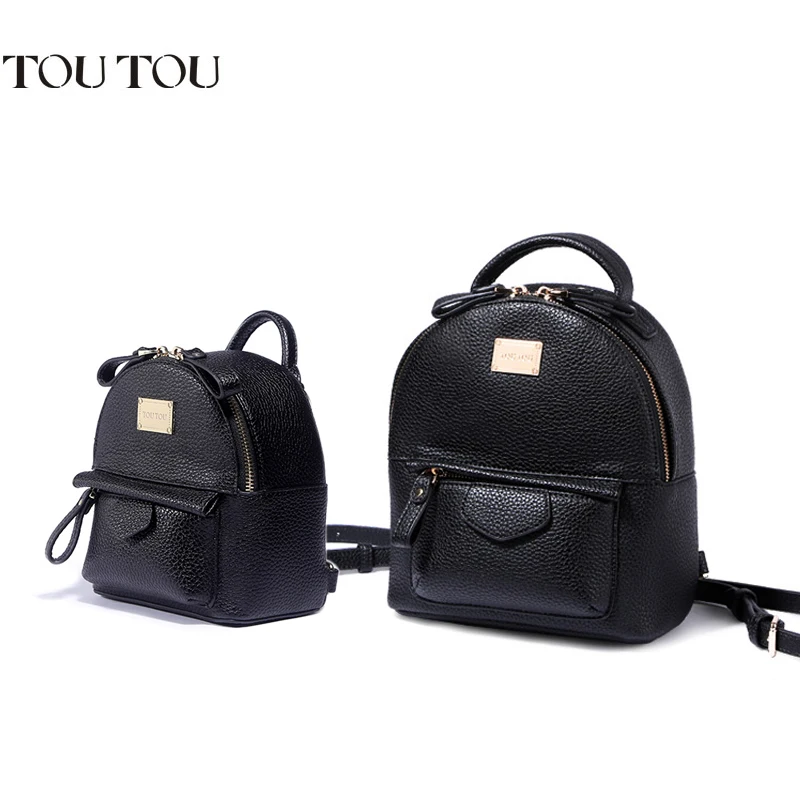 

A1607 TOUTOU brand Fashion Women Mini small Backpack Rivet Pu Leather School Backpacks for Girls mochila escolar backpack female