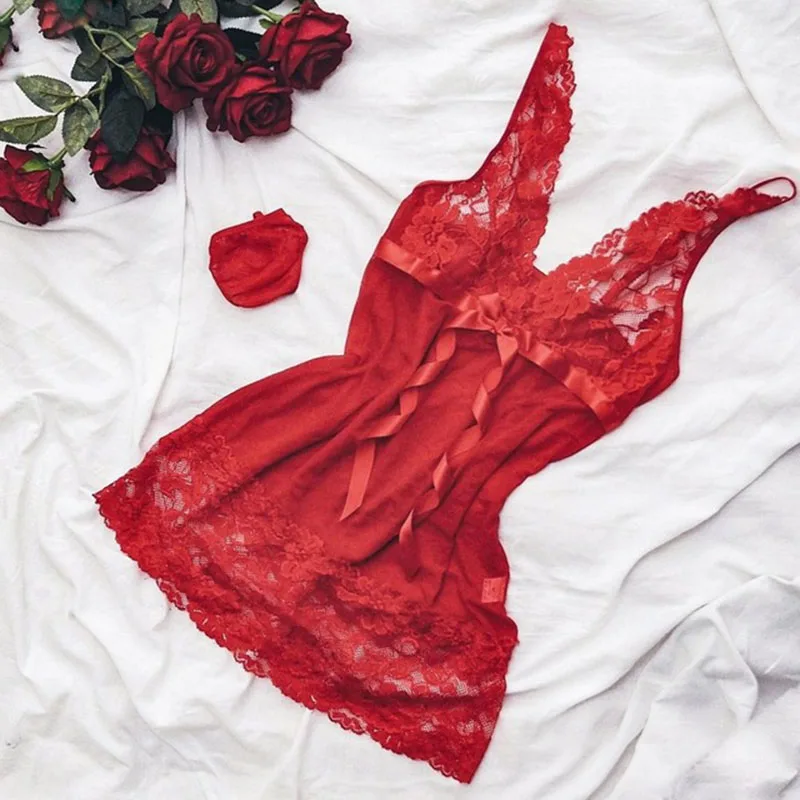 Erotic Lingerie Sex Clothes Lingerie Women Sleep Dress Home Wear