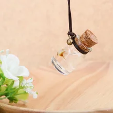 Автомобильный орнамент освежитель воздуха для эфирных масел с цветком пустая подвесная бутылка авто подвеска для зеркала заднего вида Автомобильный флакон духов