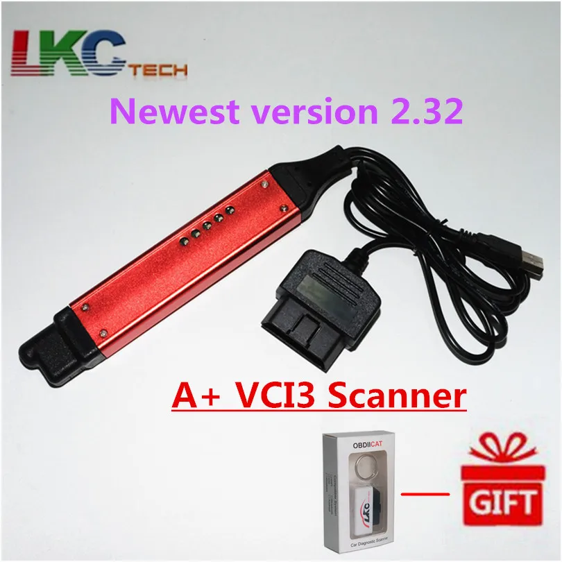 

2019 A+ Quality VCI3 Scanner Interface with Wifi Wireless Professional OBD2 with SDP3 Truck Diagnostic Tool Send a Gift