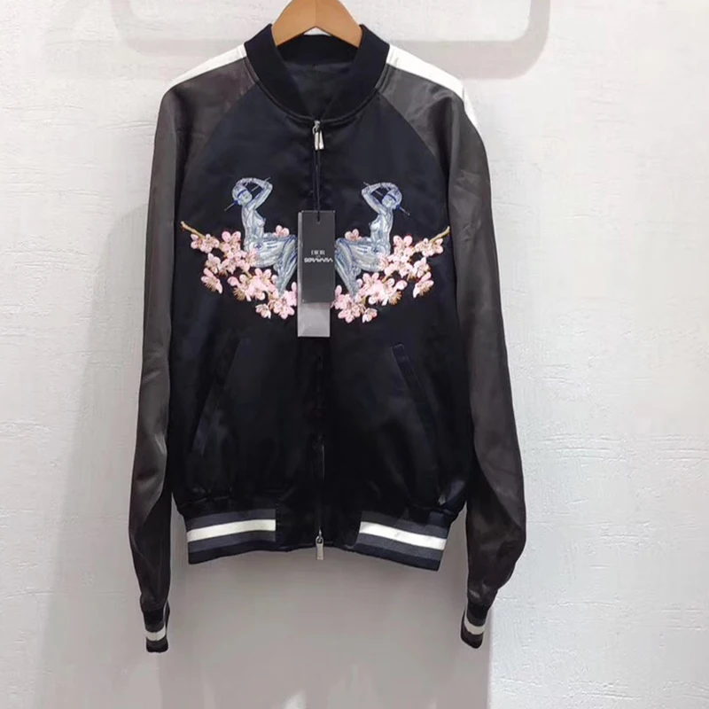 

Long Sleeve Flower Jacket Fashion Ladies Overcoats Cardigan Suit Outfits Clothes Jacket Coat Outwear Women Clothing 2019 New
