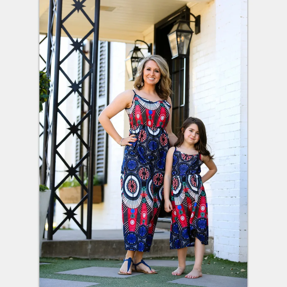 

mother and daughter clothes summer womens boutique clothing kids dresses for girls baby boho fashion floral print family look