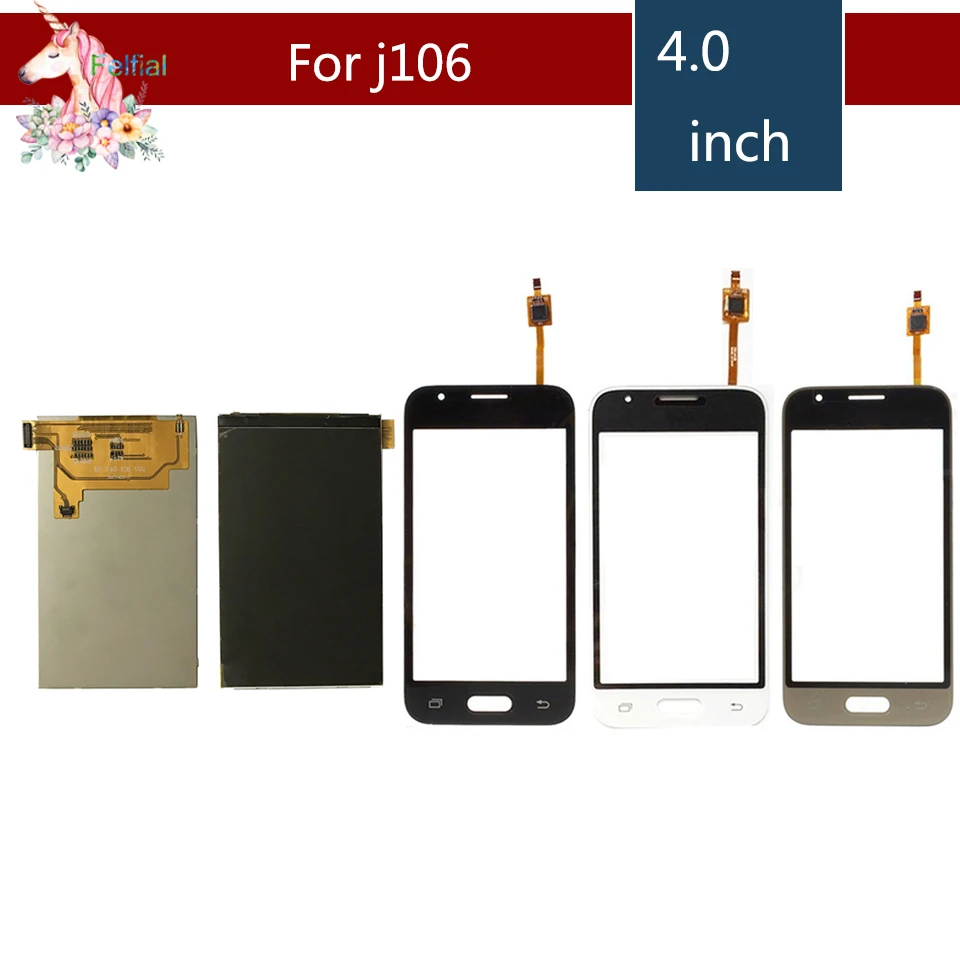 

4.0" For Samsung Galaxy J1 Mini SM-J106 J106 LCD Display With Touch Screen Digitizer Sensor Replacement
