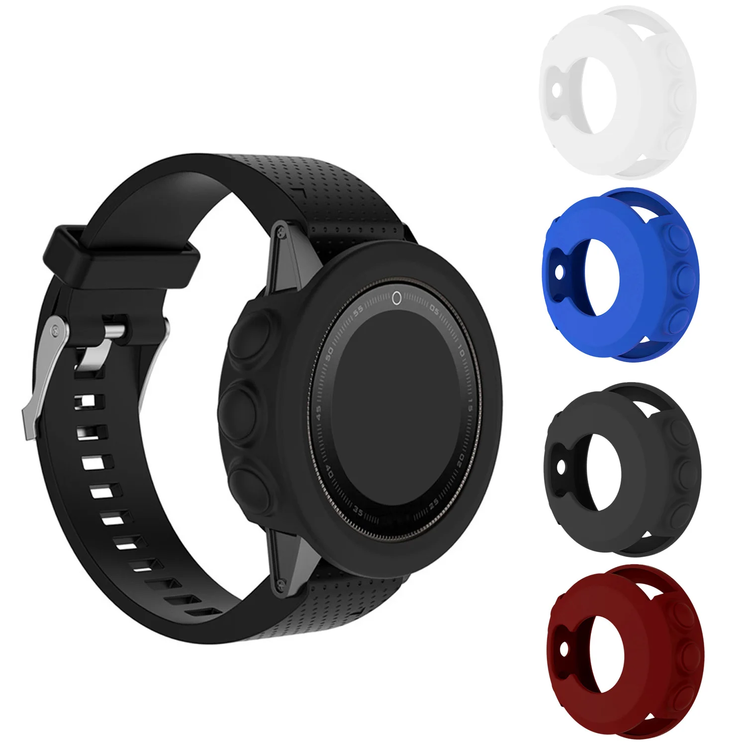 Gosear Soft Silicone Protective Case Cover Shell Protector Smartwatch