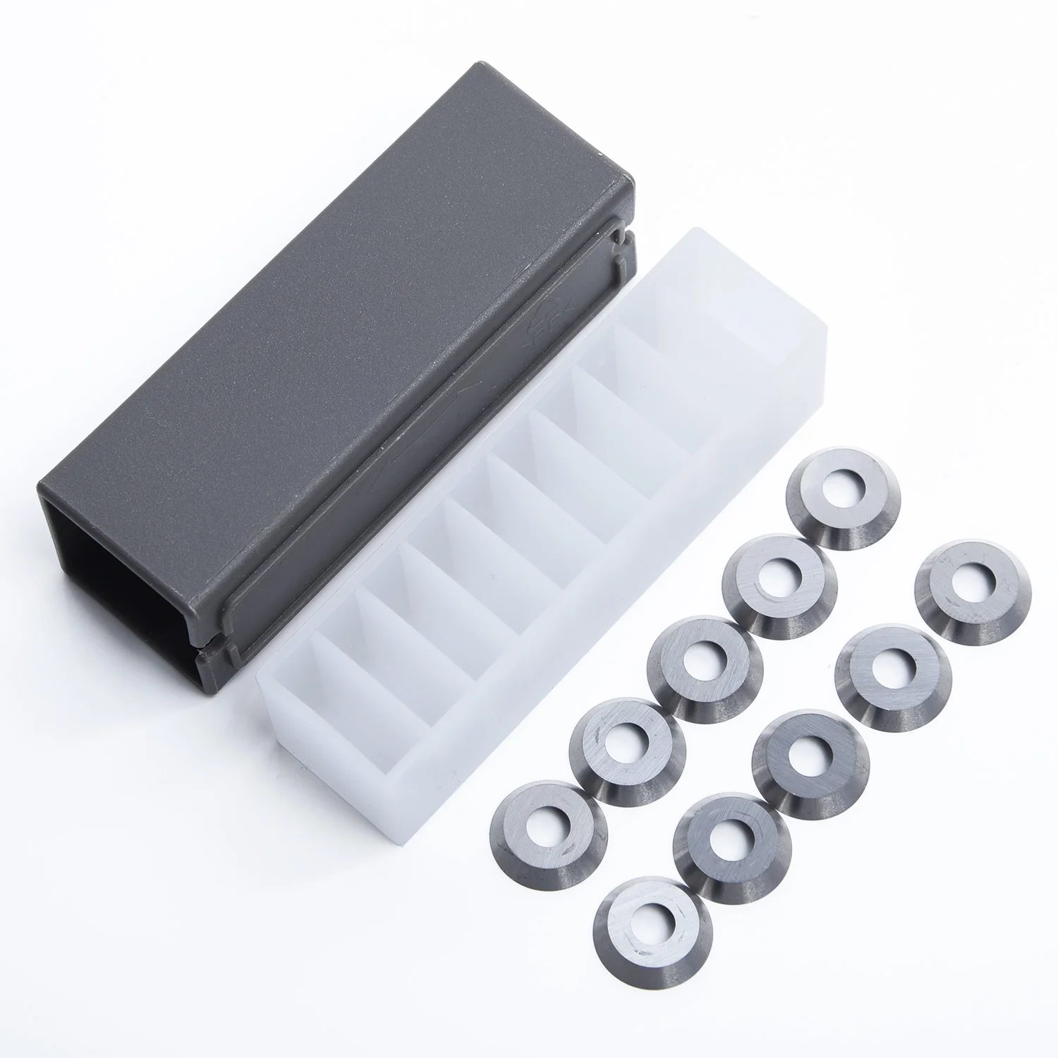 

10pcs/Set 1/2 12mm Round Carbide Cutter Insert Fits Ci3 For Wood Turning Tool