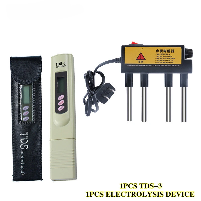 

TKDMR High Quality PH Tester Pen Portable Meter TDS Water Electrolyzer Test + Water Electrolysis Device 110V-250V Free Shipping