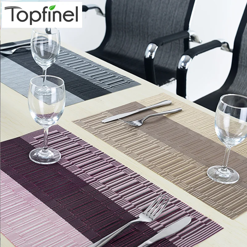 top finel set of 8 pvc kitchen dinning bamboo table placemats for table mat manteles individuales - Kitchen Table Mats top finel set of 8 pvc kitchen dinning bamboo table placemats for table mat manteles individuales - Kitchen Table Mats