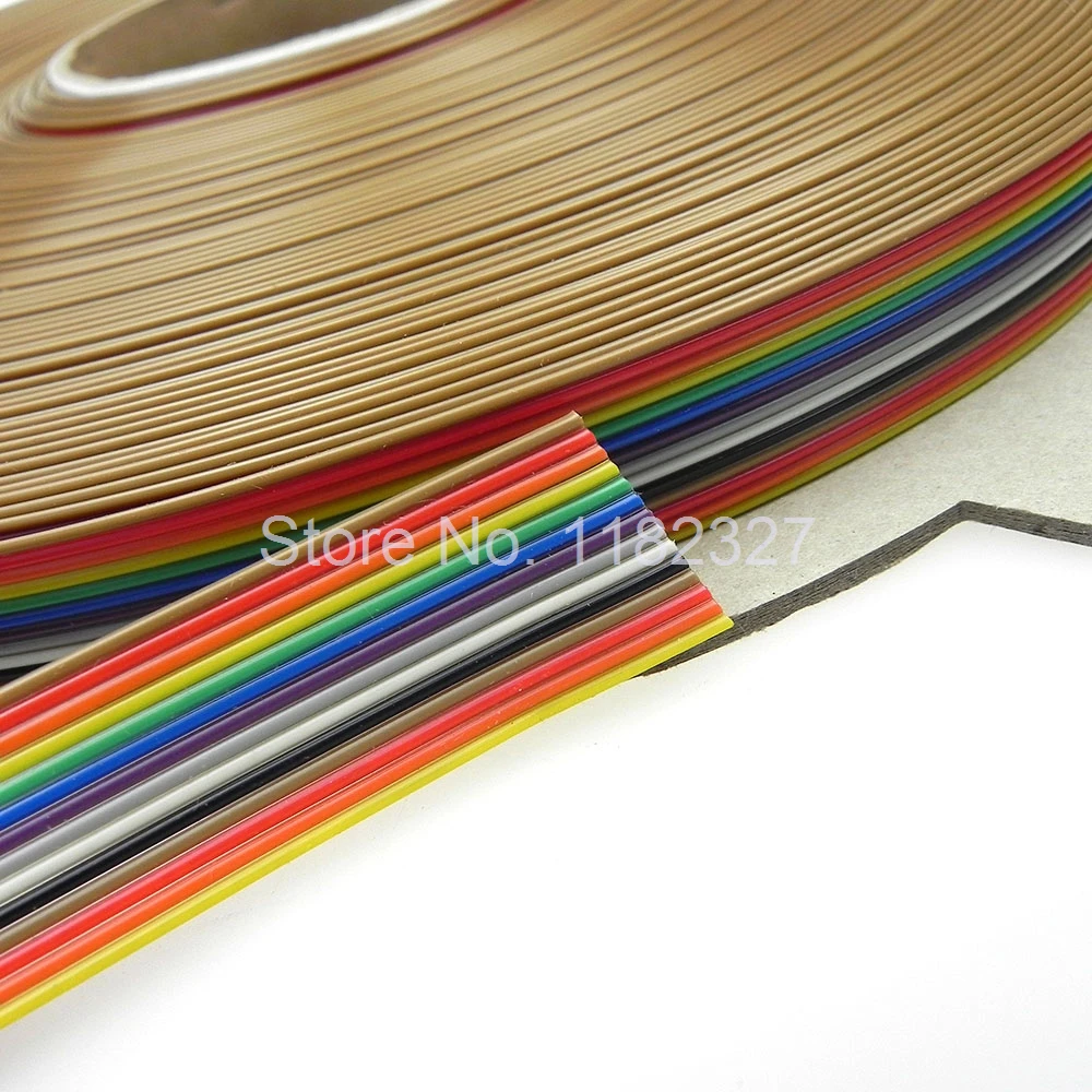 Ribbon cable-14Pin Flat Color Ribbon cable IDC cable 1