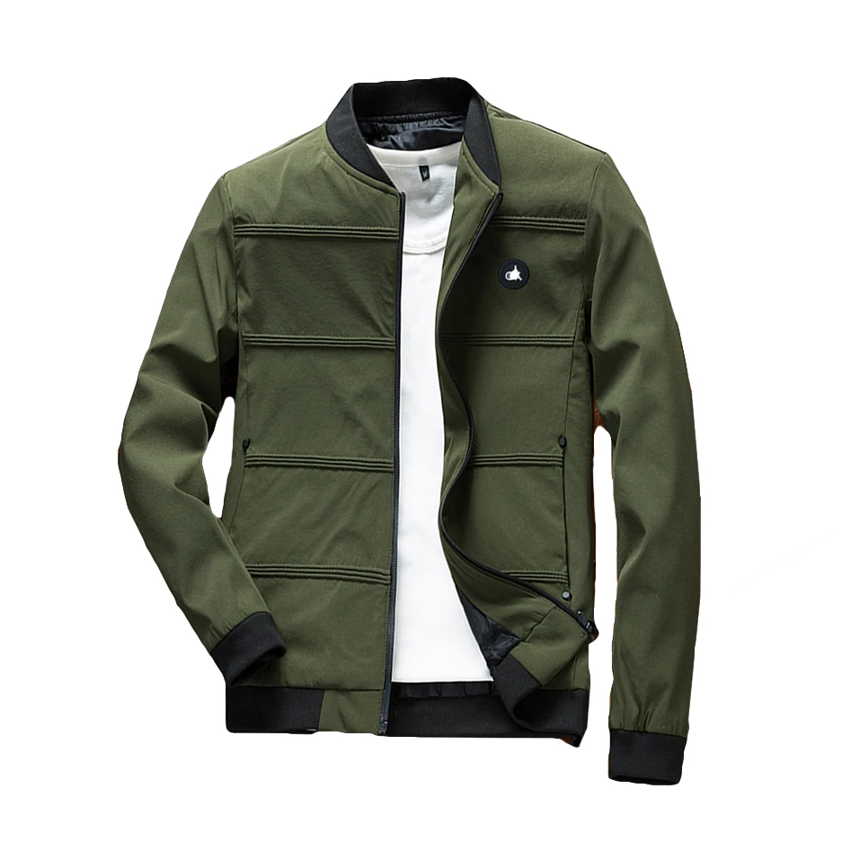 Koop Grote Maten Heren Jassen Lente Herfst Slim Fit Pilot Baseball Bomberjack Mannen Casual WearStreet Overjas Veste Jk6027