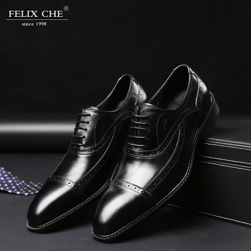 

BLACK BROWN CASUAL SHOES MEN CLASSIC LACE UP CAP TOE FORMAL SHOES OXFORDS LUXURY COW LEATHER WEDDING DRESS SHOES MEN SUMMER 2019