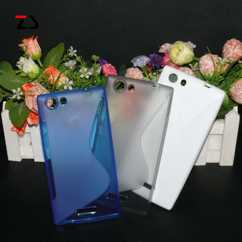 

S line TPU Case For Wiko Ridge fab 4G soft Silicon Case skin Back Cover For Wiko Ridge fab 4G shell Phone Cases fundas capa