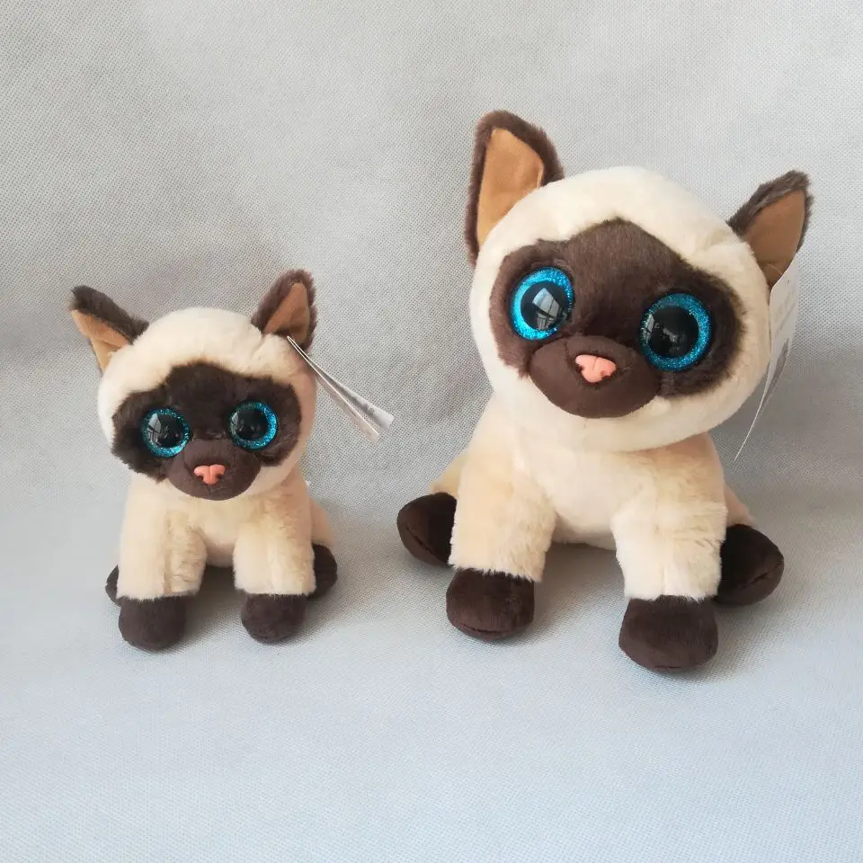 

new arrival , cute squatting cat plush toy soft doll birthday gift d2129