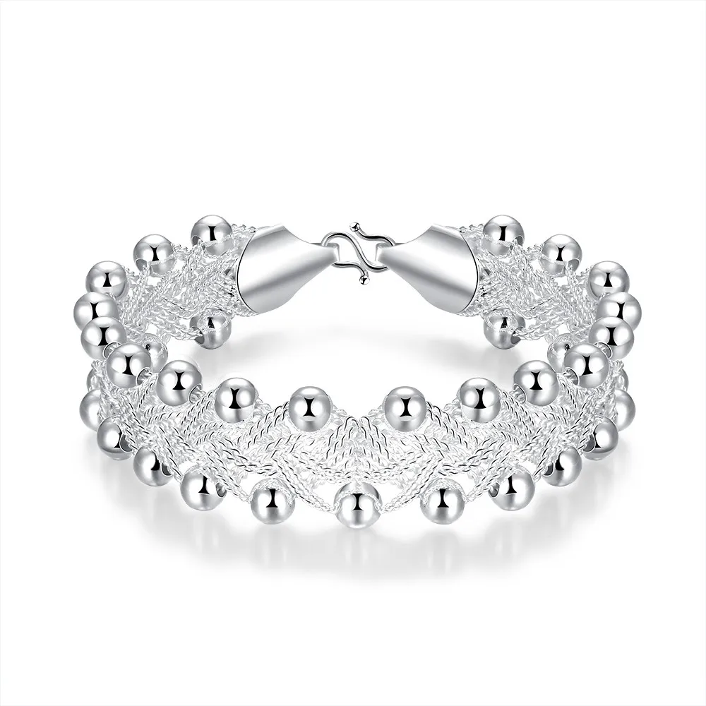 Wholesale! Fashion Silver Jewelry Bracelet,925 Jewelry Silver Plated