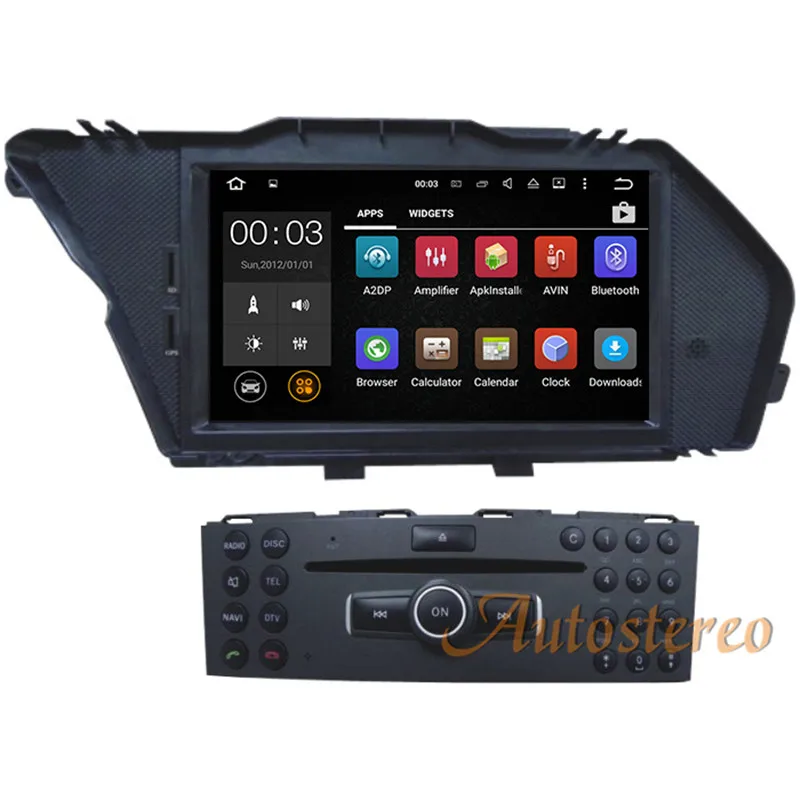 Android 9,0 автомобильный dvd-плеер gps Навигация стерео радио блок для MERCEDES-BENZ Mercedes-Benz GLK 2008-2010 авто Bluetooth радио