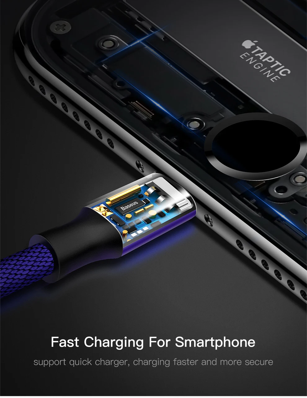 Baseus USB кабель для iPhone XS Max XR кабель для быстрой зарядки и передачи данных для iPhone X 8 7 6 6S 5 5S iPad Шнур кабель для мобильного телефона