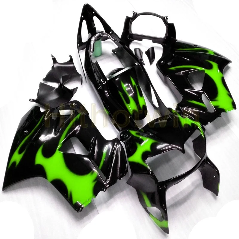 Заказной обтекатель мотоцикла ABS для HONDA VFR800 1998 1999 2000 2001 VFR 800 98-01+ Botls+ оранжевый Пламя кузова - Цвет: H