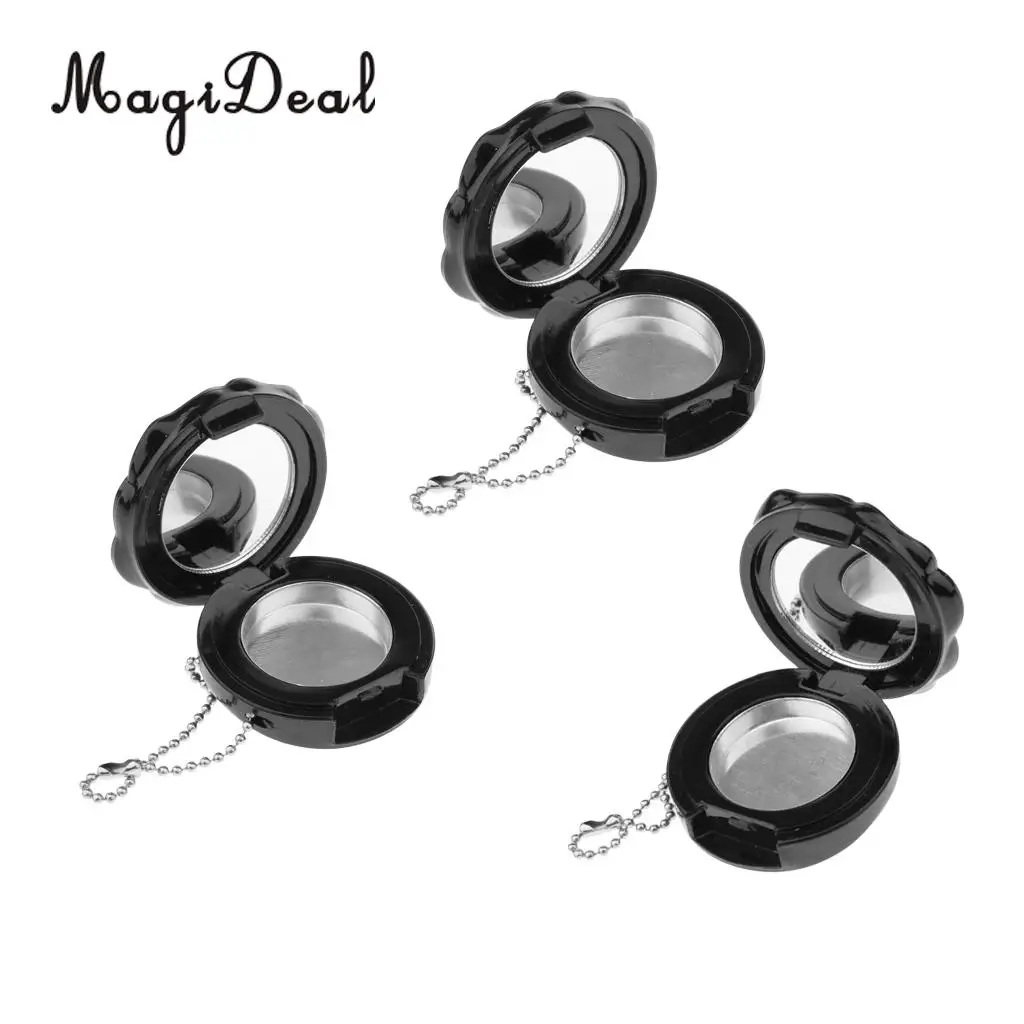 Kesoto 6x Empty Makeup Palette Powder for Eyeshadow Blush Lip Gloss Lipstick DIY Case with Mirror