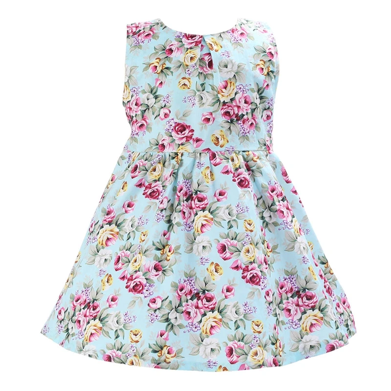 Children Girl Baby Floral Dresses 1 Year Birthday