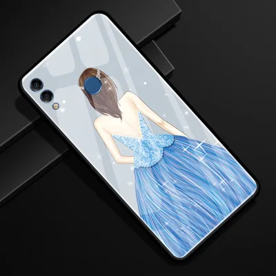 A9 Чехол для Huawei Honor 8 X, чехол для телефона, Модный чехол из закаленного стекла чехол для Huawei Honor 8 X, защитный чехол Honor8X - Цвет: A9