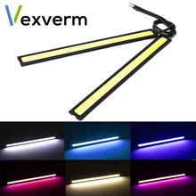 2 Pieces Universal Daytime Running Light Super Bright  Waterproof  COB Fog Lamp Car Styling Led Day Led Lights DRL Lamp