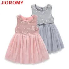 Новое поступление, платья для девочек, модное платье принцессы для вечеринки, подарок на день рождения, брендовая Высококачественная летняя детская одежда без рукавов, k1