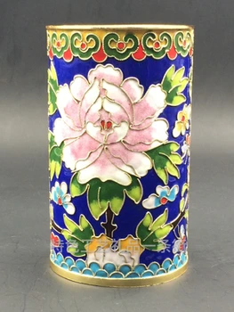 

Cloisonne pen holder 5 inch pen holder