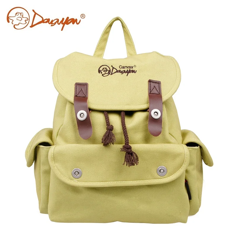 Douguyan Backpacks For Women Shoulder Travel Bag Female Fashion Casual Green Backpack Teenage Girls School Bag