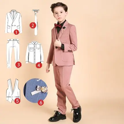 Костюм для мальчика костюмы для мальчиков на выпускной торжественное платье детский комплект костюм для мальчика куртка - Цвет: 8