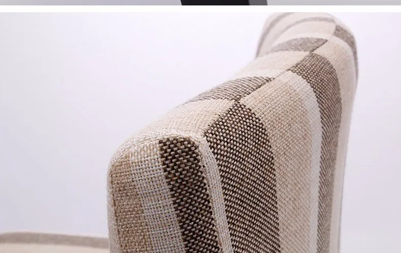 Простые Модные твердой древесины съемная ткань искусство Современный стиль сада стул
