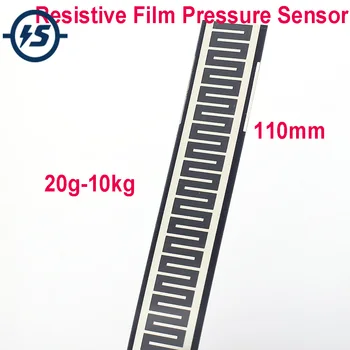 

20g-10kg Resistive Film Pressure Sensor 110mm Flexible Force Sensitive Resistor for Robot Wearable Device Cushion Sofa