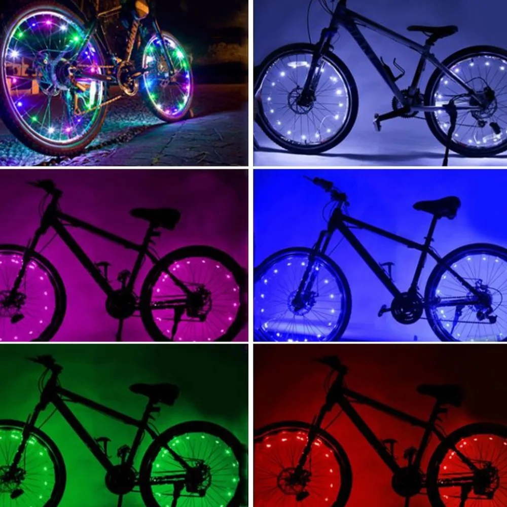 OUTAD 20 LED Bike String Light Waterproof Bicycle Cycling Rim Lights