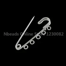 Jewelry Findings Iron Kilt Pins Platinum Color about 16mm wide 50mm long hole 3mm