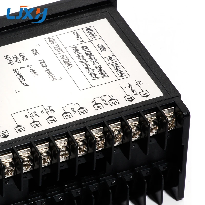 CH402 AC48-240V питания высокая точность смарт PID контроллер температуры Термостат реле и SSR двойной релейный выход