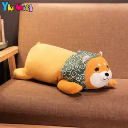 Длинная мягкая Kawaii японская Шиба ину Акита плюшевая игрушка плюшевая подушка-собачка для детей подарки на день рождения Прямая доставка