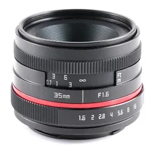 35mm f/1.6 manual Fixed Focus Lens APS-C F1.6 DSLR camera lens