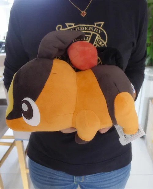 Мягкая Плюшевая Кукла Geniune Takara Tomy Pokemon Go 15 &quot/40 см большой размер Tepig игрушка с